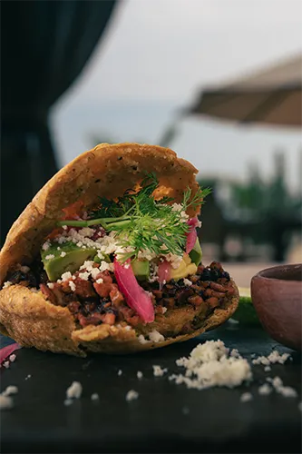 cocked eggs on plate